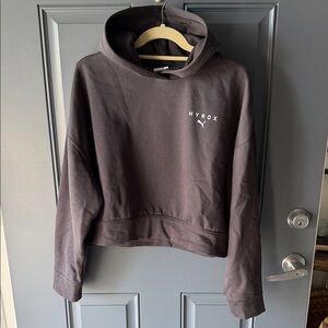 Women's Dark Grey Puma Hyrox Hoodie